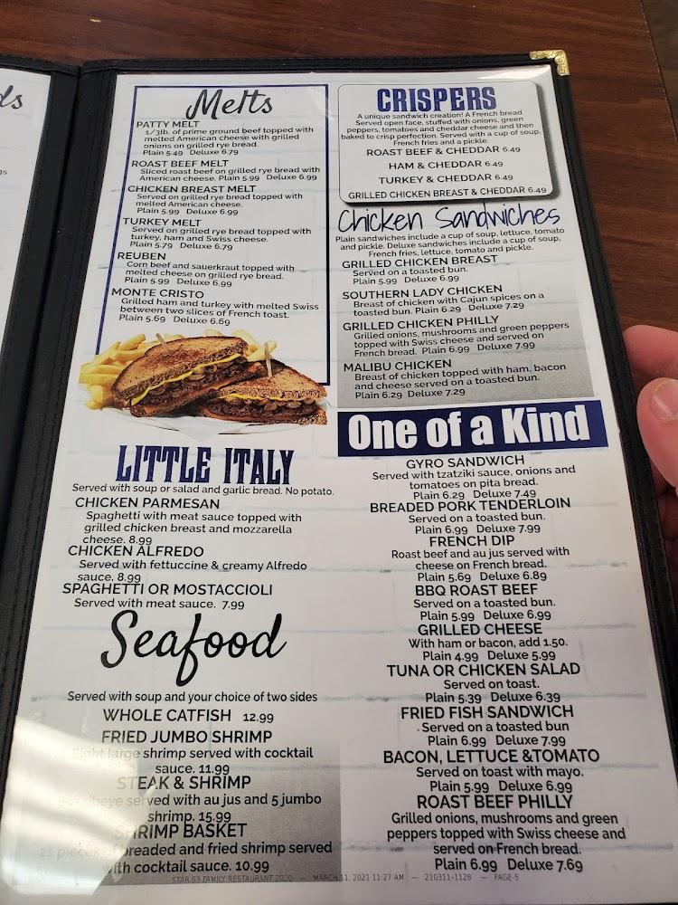 Star 63 Menu image 2