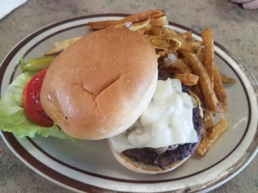 Mushroom Swiss Burger