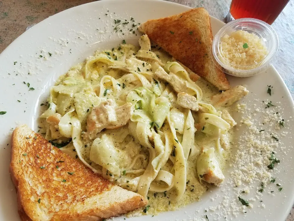 Zucchini Chicken Pesto Pasta